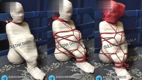[RPP421] Indonesia Mummification Bondage (Silent Video)
