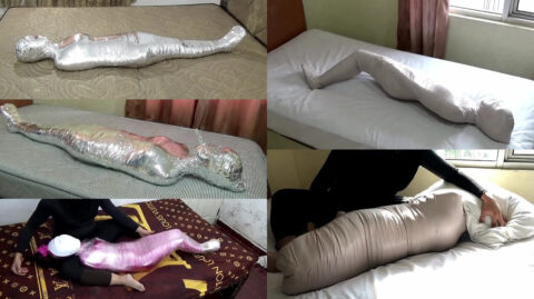 Compilation Ver.23 : 150cm Girl Mummification (5 in 1)