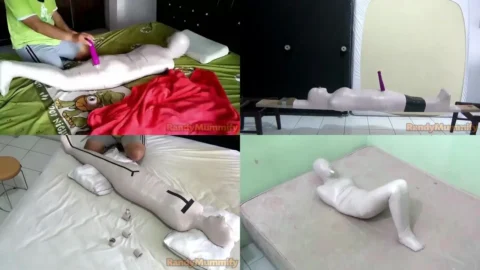 Compilation Ver.31 : Swimsuit Mummification (4 in 1)