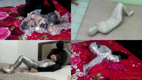 Compilation Ver.33 : Swimsuit Mummification (4 in 1)