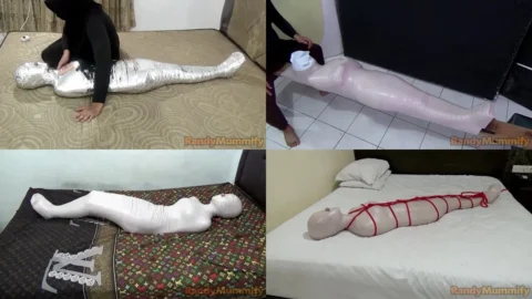 Compilation Ver.34 : Swimsuit Mummification (4 in 1)