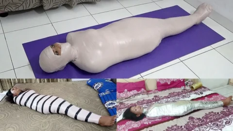 Compilation : 3 Scenes Where Mummified With Eyes Uncovered 2